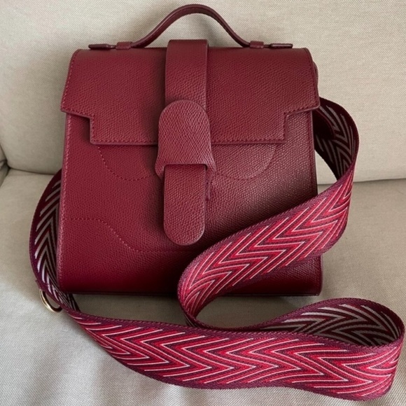 Senreve Merlot Mini Alunna Convertible‎ Crossbody Backpack w/ Statement Strap - Picture 10 of 16